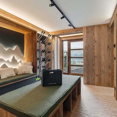 Familial Contemporain A 1850 Avec Piscine, Sauna Et Terrasse - Fr-1-564-162 Dağ evi Courchevel